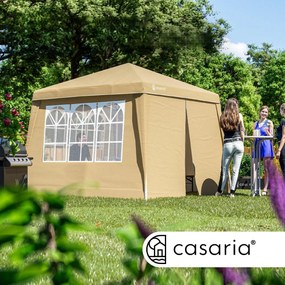 Deuba Kerti pavilon Capri 3x3 m - 4 oldalfal - bézs színű