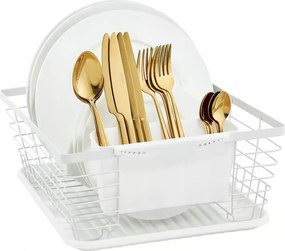 Edényszárító 36x30x14,5 cm Decor fehér Ambition