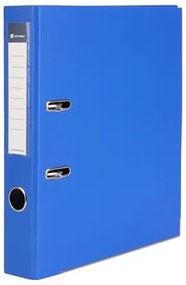 Iratrendező, 50 mm, A4, PP/karton, élvédő sínnel, VICTORIA OFFICE, Basic, királykék (IDI50KK)