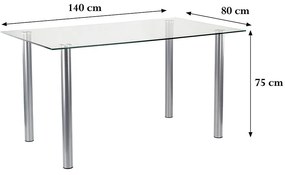 Nikol 4+1 étkező garnitúra barna