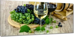 Vászonkép 210x100 Fehér szőlőbor