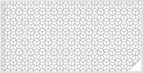 Ablakfólia Öntapadós Adatvédelem Geometrikus kockák 200x100
