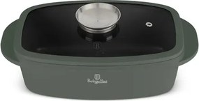 BerlingerHaus Pecsenyesütő fedővel és aroma gombbal Matte Green Collection BH/8775