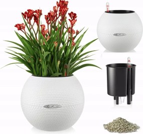 Virágtartó Lechuza Puro color 20 önöntöző Fehér