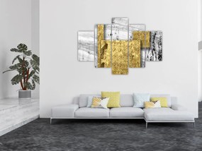 Kép - Arany négyzetek N⁰1 (150x105 cm)