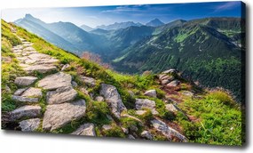 Vászonkép Napfelkelte Tátra 100x70cm