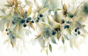 Fotótapéta Flizelina Természet Növények Fa Ág Olíva 104x70,5 ragasztó