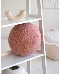 Rózsaszín buklé párna gyerek kanapéhoz Ball – Wigiwama