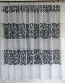 Mg Függöny jacquard 619/80 Fehér 230X180cm K szalaggal