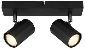 Globo 57918-2B - Spotlámpa JAMES 2xGU10/25W/230V fekete