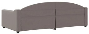 tópszínű szövet kanapéágy 100 x 200 cm