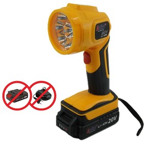 Akkumulátoros munkafény 20V ASIST 99-2201, AKU GANG sorozat!