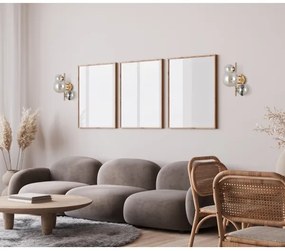 ITALUX WL-406007-3-HBR - CANELLO fali lámpa 3xG9/5W/230V, réz