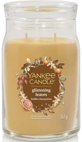Yankee Candle Illatos gyertya, nagy SignatureGlistening Leaves, 567 g, L