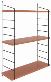 ARMONI fali polc 85x72 cm barna/fekete