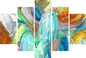 Kép - Színes absztrakció (150x105 cm)