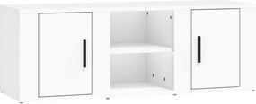 vidaXL fehér szerelt fa TV-szekrény 100x31,5x35 cm