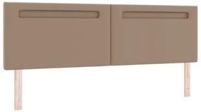 Fejtámla Egyszerű Design Kávébarna 180 cm Műbőr