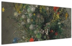 Kép - Auguste Renoir,  Flowers in a Vase, reprodukciók (120x50 cm)