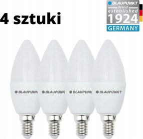 Led izzó Blaupunkt Gyertya E14 7W meleg fehér 2700K 595 lumen 4 db
