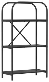 Könyvespolc Musta tammi 60 x 30 x 109 cm Faanyag