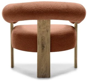 Barna design fotel KOKEI, tölgy