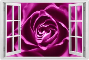 Poszterek 60x40 Lila rózsa Makrofotó