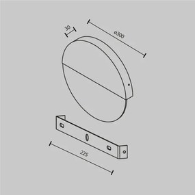 Maytoni MOD320WL-L13MR3K1 - LED Fali lámpa JUPITER LED/13W/230V márvány