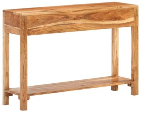 tömör akácfa tálalószekrény 110 x 30 x 75 cm