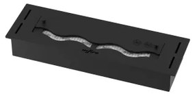 InFire - Beépített BIO kandalló 7,5x50 cm 3,5kW fekete