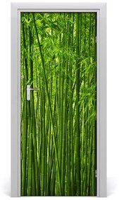 Poszter tapéta ajtóra bambusz erdő 85x205 cm