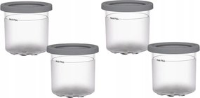 Konyhai Edények Fedővel 473ML Ninja Fagylalthoz NC301 4 Db Bpa Free