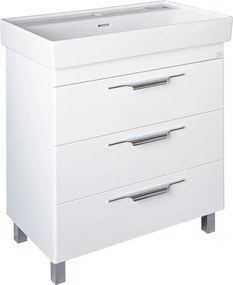 TMP TRIO 80 álló fürdőszobabútor - CeraStyle SHARP - 37300 mosdóval - 80 x 48 cm