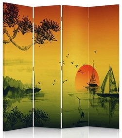 Gario Paraván Japán szépsége Méret: 145 x 170 cm, Kivitelezés: Klasszikus paraván