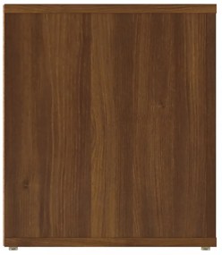 barna tölgyszínű szerelt fa TV-szekrény 100 x 35 x 40 cm