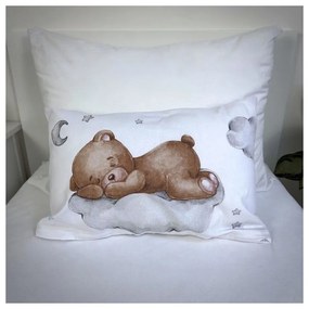 Pamut gyerek ágyneműhuzat babaágyhoz 100x135 cm Teddy "Moon" – Jerry Fabrics