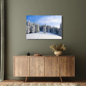 Kép - Tél az erdőben (90x60 cm)