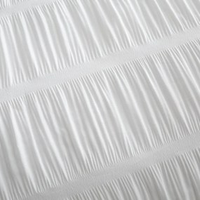 Fehér kétszemélyes ágyneműhuzat 200x200 cm Seersucker - Catherine Lansfield