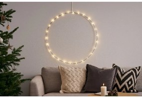 LED függő dekoráció CIRCLE Ø 70 cm, ezüst