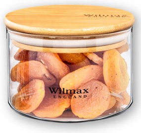 Üveg tároló tartály fedéllel Wilmax 400 ml Élelmiszer Fűszerek Ömlesztett