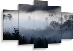 A köd képe az erdő felett (150x105 cm)
