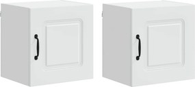 vidaXL Konyhaszekrény Kalmar 2 pcs Fehér 40 x 31 x 40 cm Faanyag