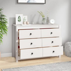 fehér tömör fenyőfa kisszekrény 100 x 40 x 72 cm