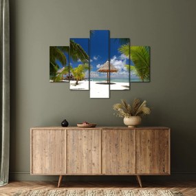 Kép - Fehér homokos strand (150x105 cm)