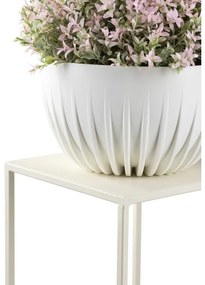 Virágállvány 100x24 cm krémes