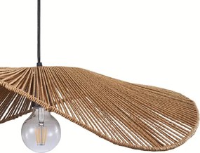 Csillár zsinóron CAPRI 1xE27/20W/230V átm. 60 cm bambusz