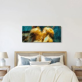 Kép - Csókolózó angyalok (120x50 cm)