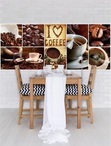 Fotótapéta Kávébab Aroma Reggel 250x104 Izgalom és szerelem +ragasztó