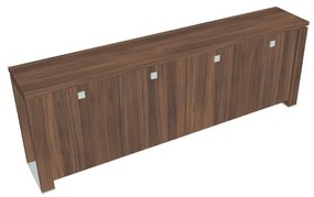 Verno+ alacsony szekrény 260 x 46 x 90 cm, dió