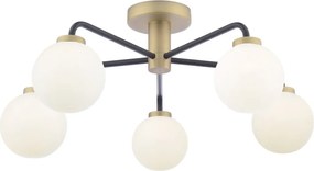 Dar Lighting modern mennyezeti lámpa lainey fehér matt fekete darlai5454-02